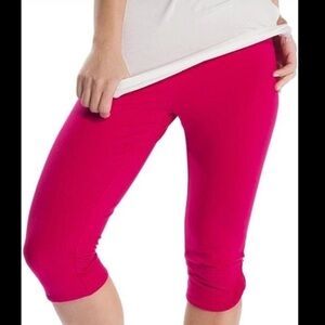 Lole Red Sea Serene Cropped Leggings